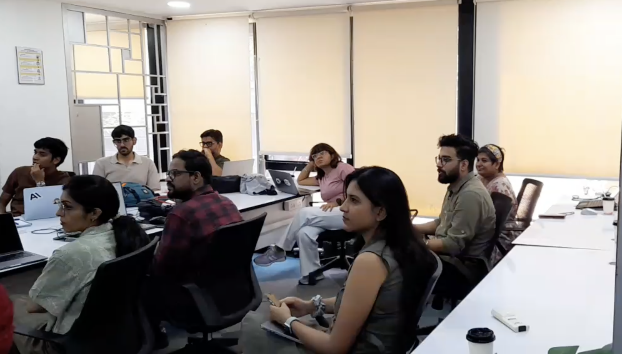Shipyard audience at a session